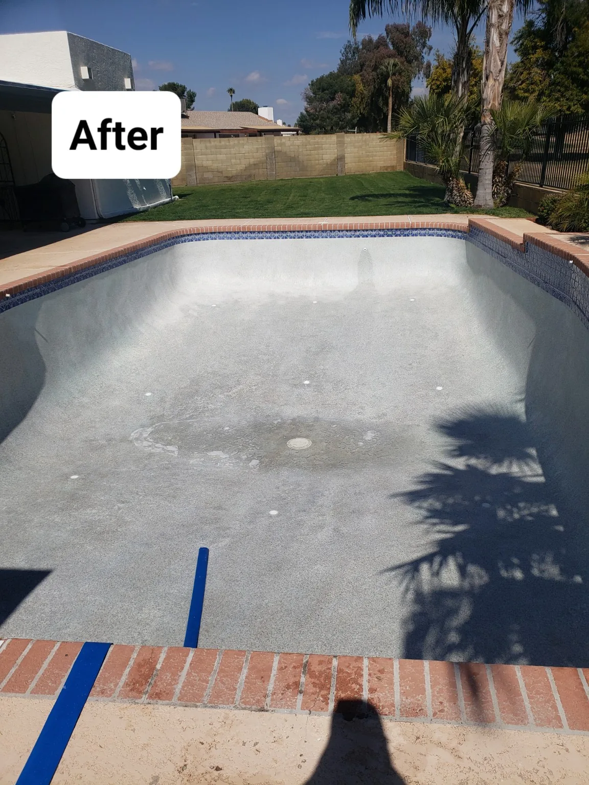 Pool after service