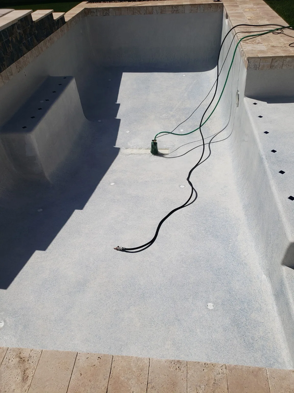 Pool cleanup work in progress