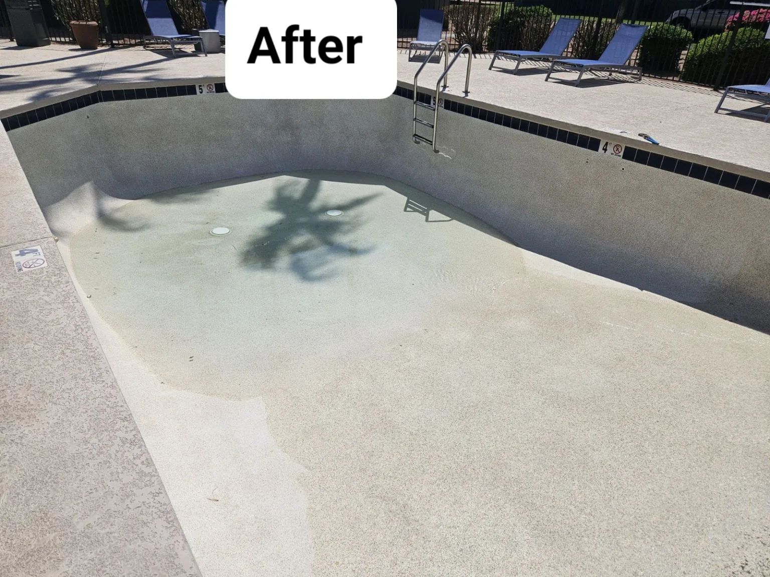 Pool after cleanup