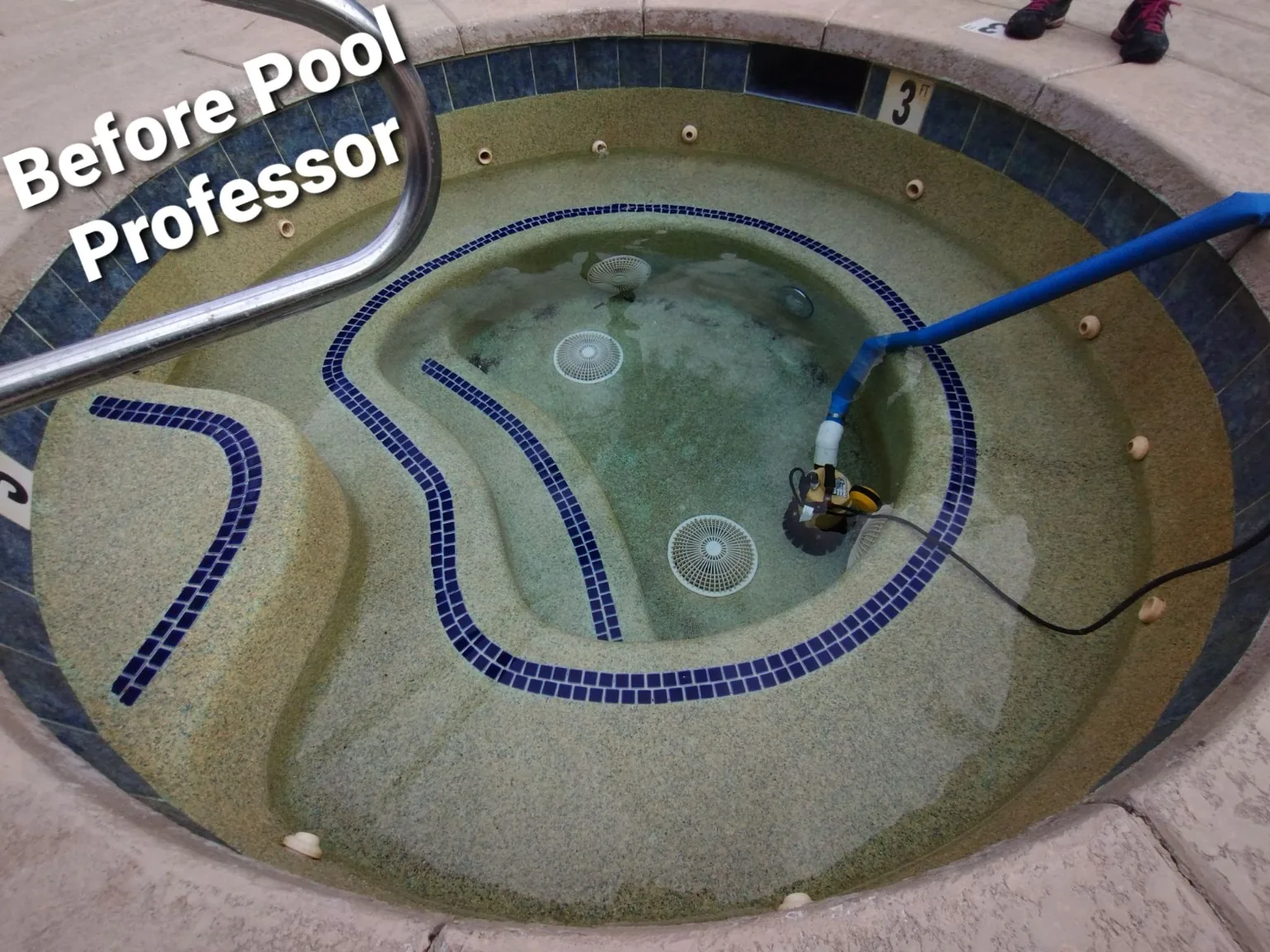 Spa before cleanup